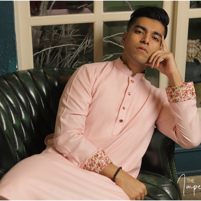 Pink color panjabi (EASMP22-11)