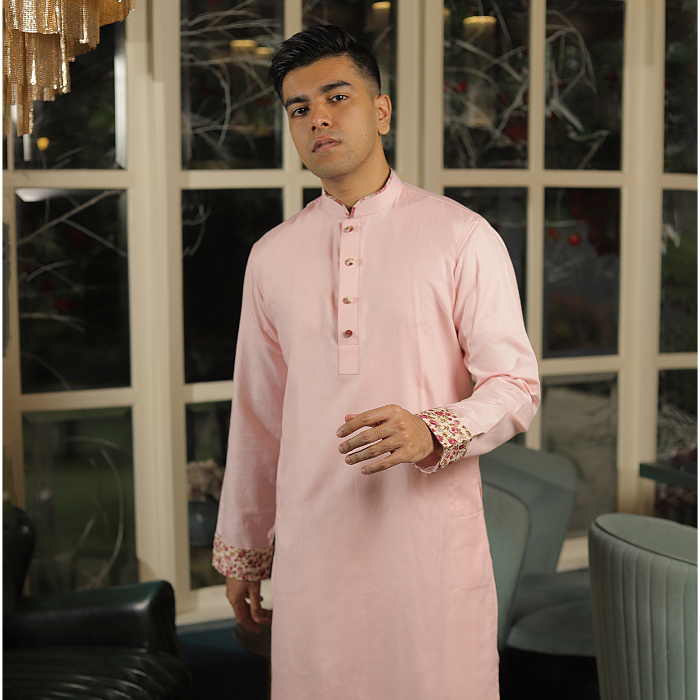 Pink color panjabi (EASMP22-11)