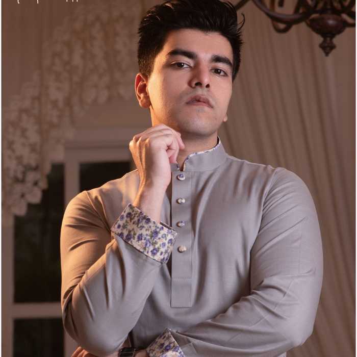 Ash Color panjabi (EFSMA24-30)