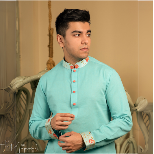 PASTEL color panjabi  (EFSMP23-05)