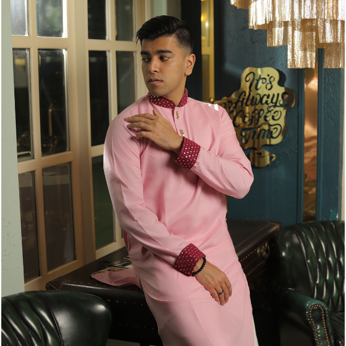 Pink Color panjabi (EASMP22-34)