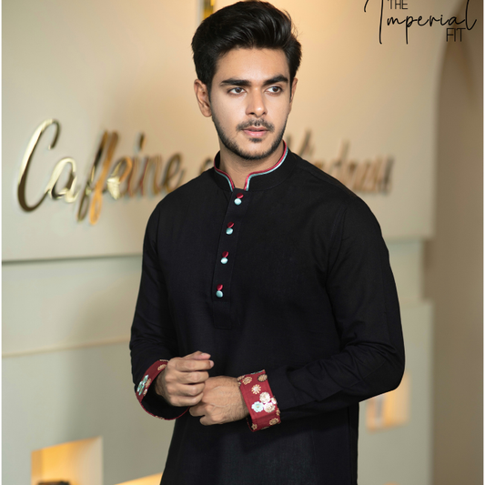 Black color panjabi (EAMB24-23)