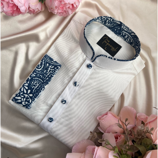 White color Panjabi (EFW24-03)