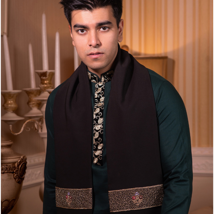 Emerald Green Color panjabi (EFSMG24-31)